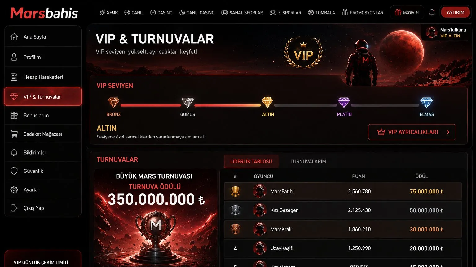 Marsbahis oyuncularına özel en avantajlı bonus kampanyaları